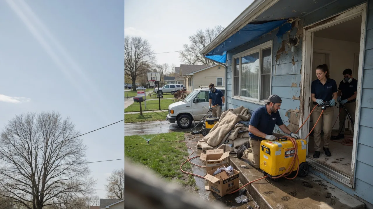 Basement Flood Cleanup in Kismet, KS near me